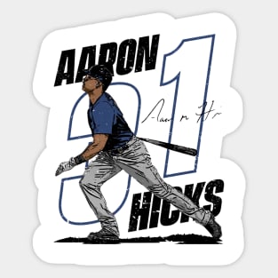 Aaron Hicks New York Y Power Sticker